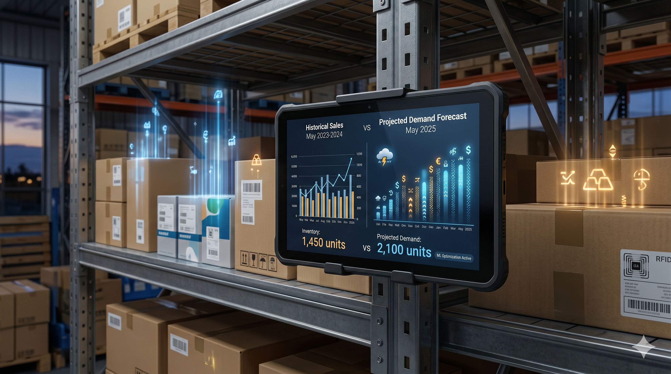 Inventory system used as a demand forecasting engine