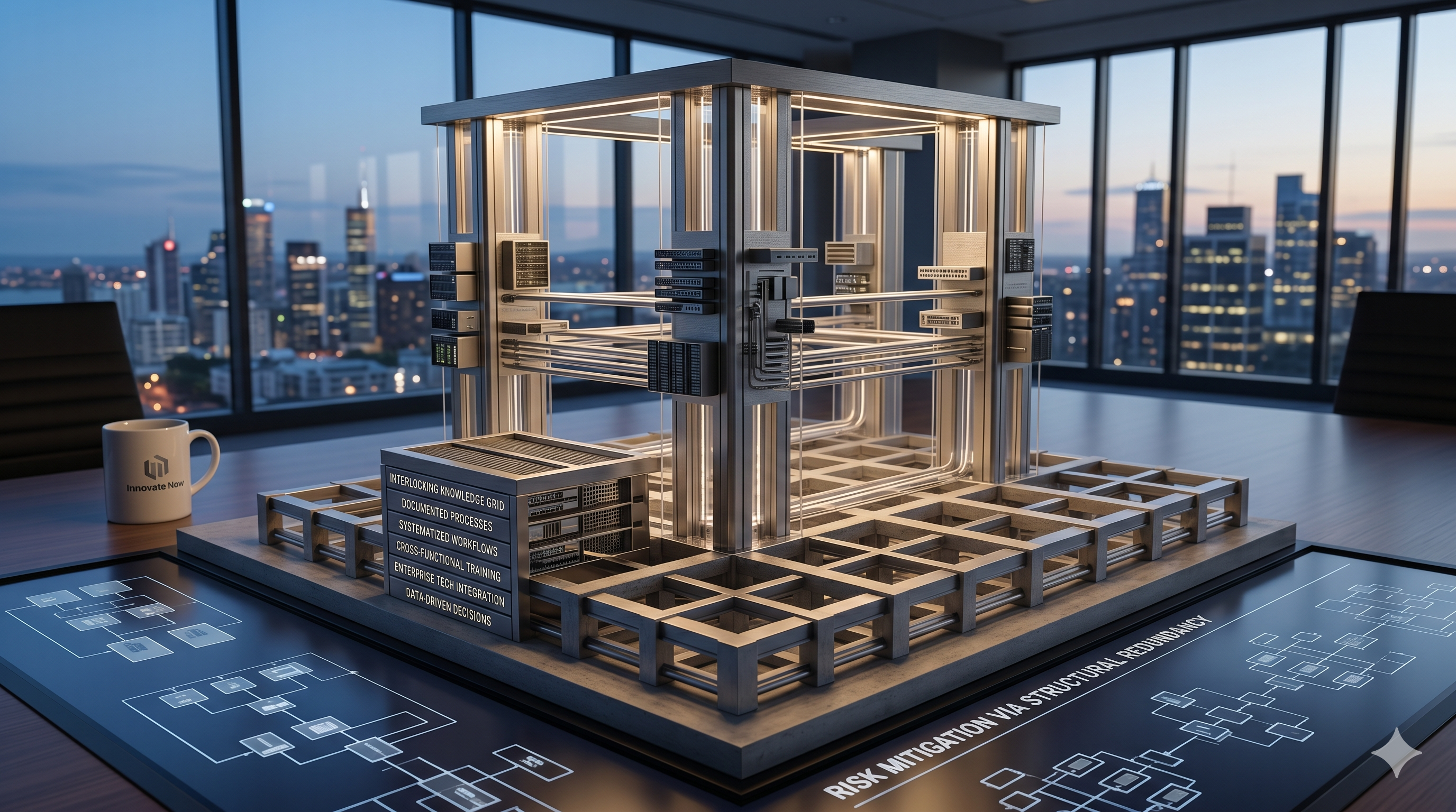 Business systems reducing key person risk and building resilience